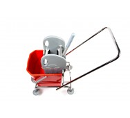 Тележка уборочная Derin, 1 ведро 25л, металл, экстра